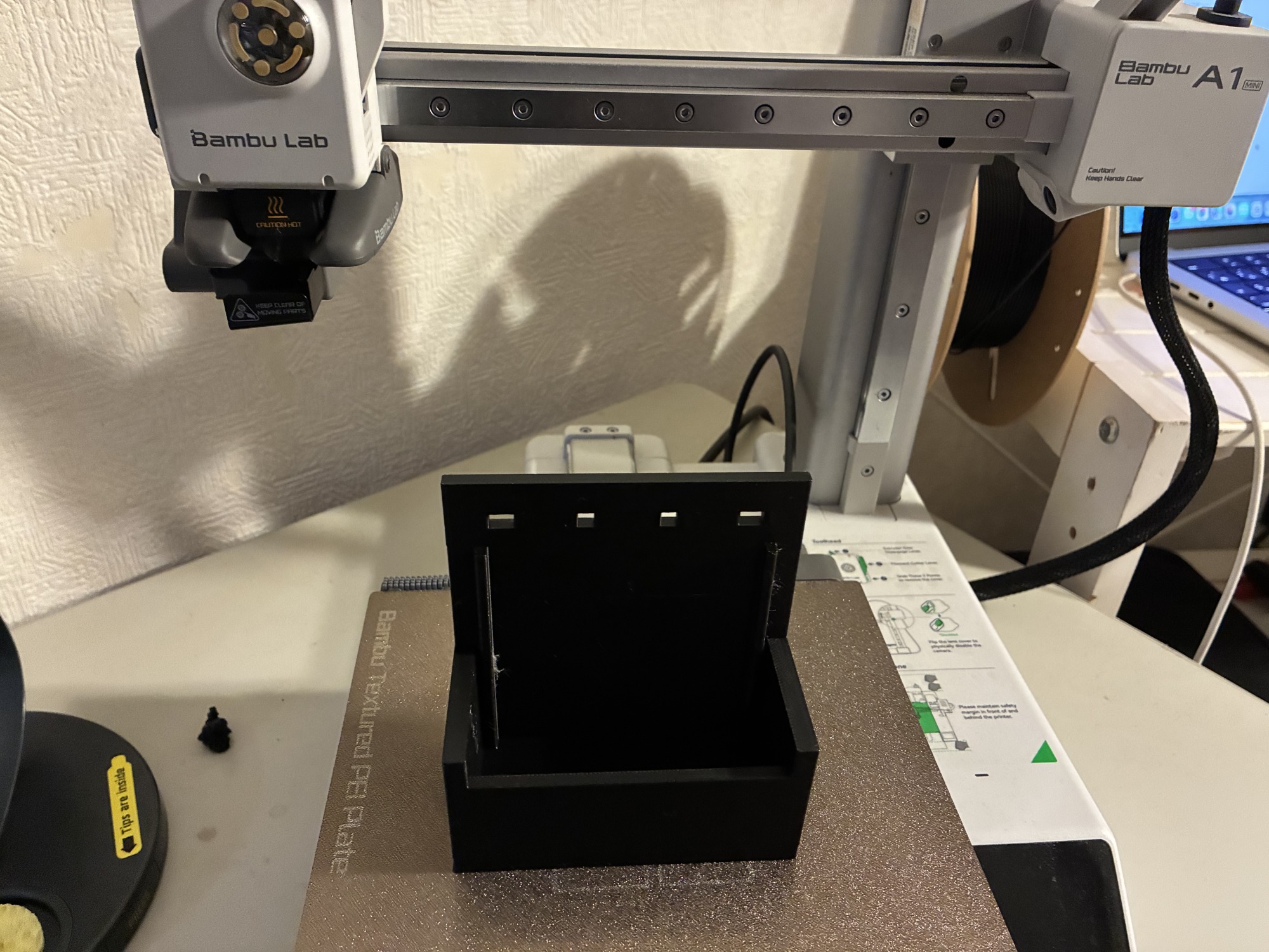 畑からスマホで指示して、3Dプリンターを動かす流れを試した